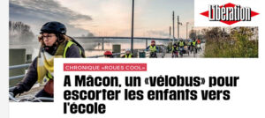 <small>libération.fr : </small>Cool, le vélobus de Mâcon !
