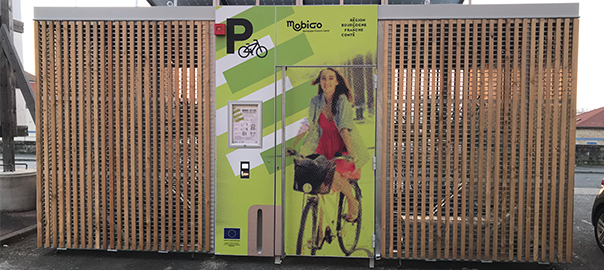 Un abri sécurisé pour les vélos en gare – Mâcon Vélo en Ville